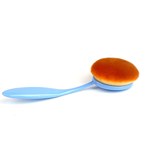 Yoseng Oval Foundation Brush, Large Toothbrush Makeup Brushes Fast Flawless Application Liquid Cream Powder Foundation,Sun...