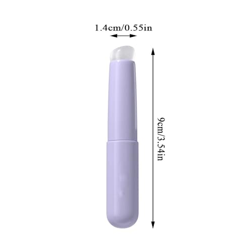 Grospe 3PCS Lip Brush, Silicone Lip Applicator Reusable Lip Mask Applicator, Premium High Elastic Silicone Brush Set For L...