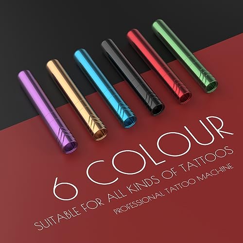 Ambition Rotary Tattoo Machine with 2.5mm Stroke Coreless Motor Slim Short Permanent Makeup Tattoo Gun Professional Cartri...