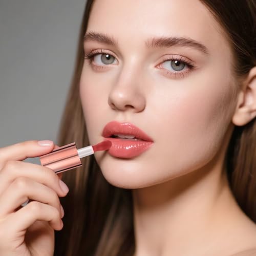 Dmsky Hydrating Glossy Lip Stain 6 Pack, Long-Lasting Lip Gloss Bulk Set, Lightweight Lip Tint with 6 Colors, Lip Gloss fo...