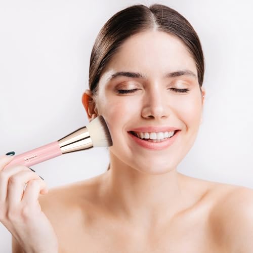 MSQ Foundation Brush for Liquid Makeup, Flat Top Kabuki Foundation Brush Premium Makeup Brushes for Liquid, Cream and Blen...