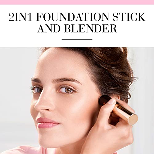Bourjois Always Fabulous 24 Hour 2-in-1 Foundation and Concealer Stick with Blender, 420 Honey Beige