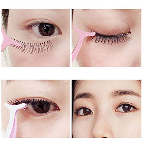 False Eyelash Tweezers for Lash Clusters 3PCS Professional Eyelashes Applicator Tool Stainless Steel Remover Clip Eyelashe...