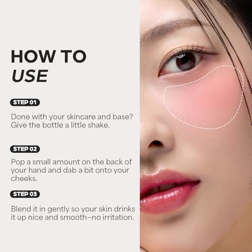 House of Hur Moist Ampoule Blusher with 50% Moisture Essence | Hydrating & Long-Lasting Blush | 0.33 fl. oz. (9 Shades) - ...