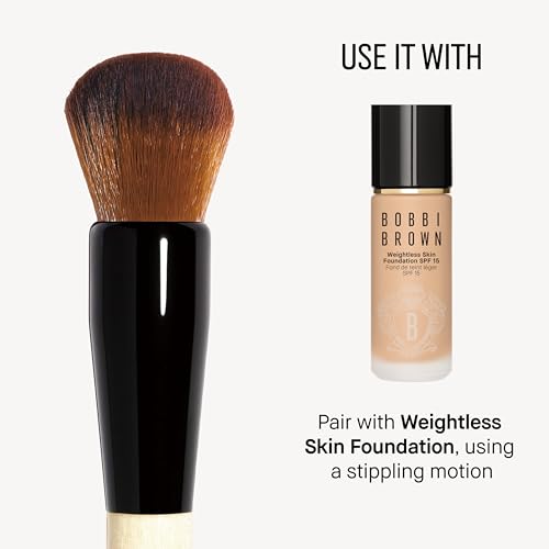 Bobbi Brown Foundation & Concealer Brush | Full Coverage & Touch-Up Makeup Brushes for Blemishes, Dark Circles & Seamless ...