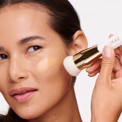 Ogee Professional Quality Makeup Brush - Ultra-Soft Base Brush with Vegan Bristles for Flawless Liquid Makeup Application...