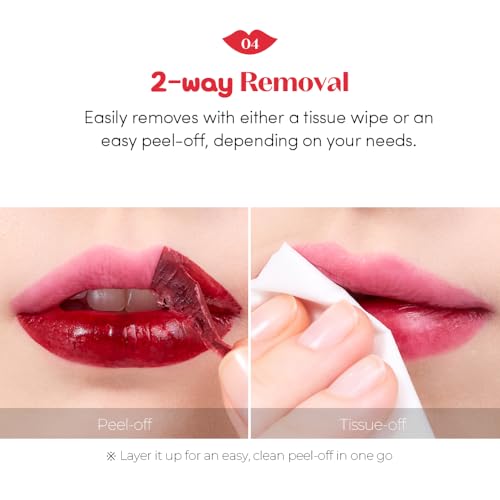 ETUDE Dear Darling Peel Off Lip Stain (Mauve Aura) – Teen girl gifts, Hydrating Hydrogel Tint, Fruity scent, Long Lasting...