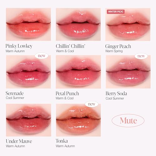 Espoir Couture Lip Tint Glaze #17 Ginger Peach | Volumizing Lip Stain with Juicy Texture, Long-Lasting & Vibrant Colors, M...