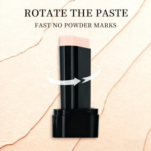 2 in 1 Dual-Ended Long-Lasting Concealer Foundation Stick,Long-Lasting Concealer stick,Full Coverage Foundation Stick,Natu...