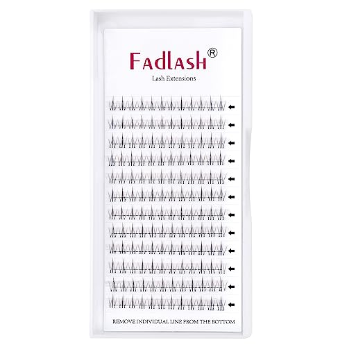 Lash Clusters Bottom Lashes DIY Lash Extensions 144pcs Individual Lashes Black Cluster Lashes Faux Mink Cluster Eyelash Ex...