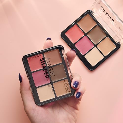 Catrice | Magic Shaper Face Cream Palette | Blush, Bronzer, & Highlighter | Longwearing, Blendable, & Buildable | Vegan & ...