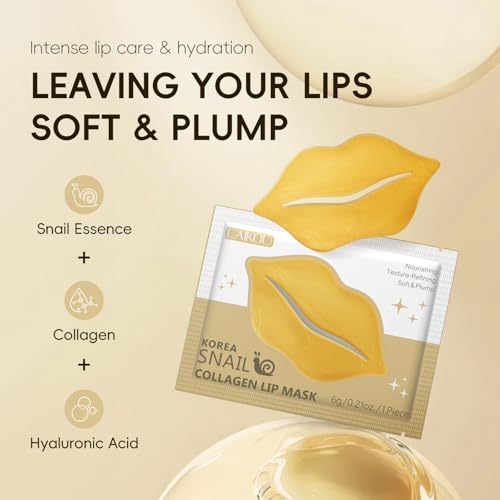 LAIKOU Korean Skin Care, Skin Care Set, Face Mask, Eye Mask, Lip Mask with Cleansing Gel, Toner, Eye Cream, Serum, Essence...