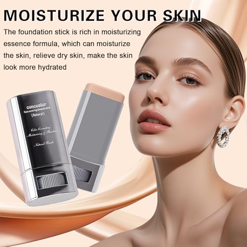 AOAZXBB Splendor Serum Boosted Skin Tint Stick Beauty Balm Lightweight Moisturizing Foundation Contour Stick for Natural M...