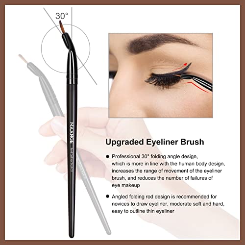 MAANGE Makeup Brushes, 25pcs Makeup Brush Set Premium Synthetic Concealer Blush Foundation Eyeshadow Brush Professional Ma...