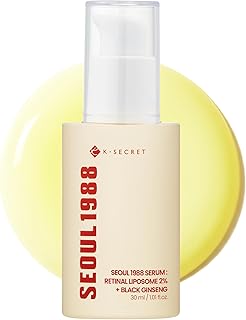 K-SECRET SEOUL 1988 Retinal Serum – Formulated with Advanced Retinal Liposome 2% and 58% Black Ginseng Extract | Fine Line...