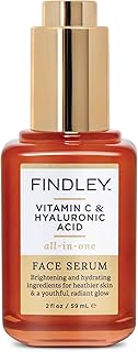 Findley All-in-One Face Serum with Vitamin C and Hyaluronic Acid - Hydrating & Anti-Aging | Promotes Youthful, Radiant Ski...