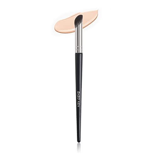 ENZO KEN Angled Concealer Brush Under Eye, Concealer Brush, Small Nose Contour Brushes, Nose Brush Contour, Nose Brushes A...