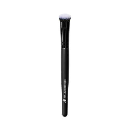 e.l.f. Tap & Blend Concealer Brush, Covers Blemishes & Dark Spots For An Airbrushed Finish With A Precision Tip, Syntheti...