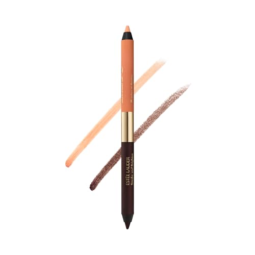 Estée Lauder Smoke and Brighten Long-Lasting Waterproof Kajal Eyeliner Pencil Duo, 0.03 Ounce