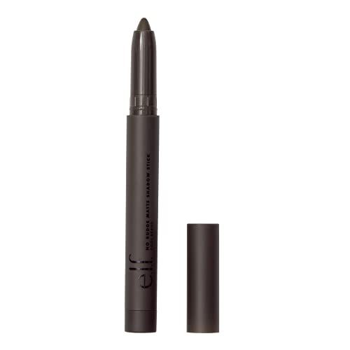 e.l.f. No Budge Matte Shadow Stick, One-Swipe Cream Eyeshadow Stick, Long-Wear & Crease Resistant, Matte Finish, Vegan & C...