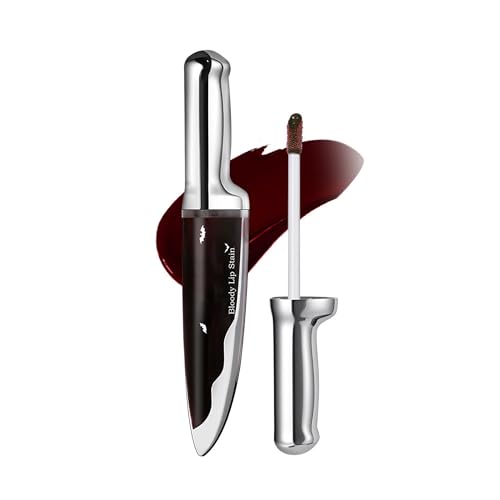 DLZZRS Matte Liquid Lip Gloss, Bloody Lip Stain, Spill-Proof Formula Design High Impact Long Lasting Lip Stain, Smudge Pro...