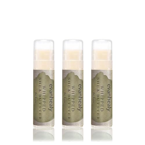 evanhealy Whipped Shea Butter for Lips (3 Pack) | Organic Red Raspberry Seed Oil, Beeswax, & Argan Oil | Moisturizing Lip ...