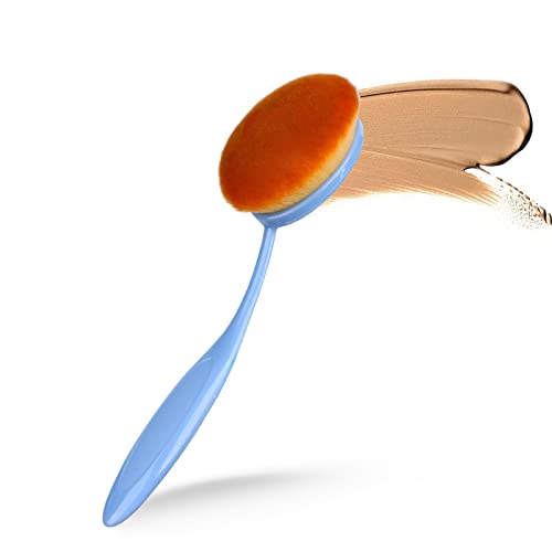 Yoseng Oval Foundation Brush, Large Toothbrush Makeup Brushes Fast Flawless Application Liquid Cream Powder Foundation,Sun...
