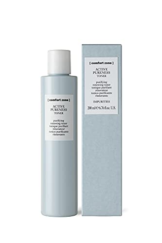 [ comfort zone ] Active Pureness Toner, Purifying Exfoliating Tonic, Minimizes Pores, Alcohol-Free Astringent, Renewing Pr...
