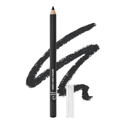 e.l.f. Smoky Kohl Eyeliner, Eye Pencil For Creating Long-Lasting, Bold, High-Pigmented Makeup Looks, Vegan & Cruelty-Free,...