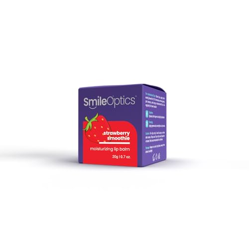 SmileOptics Strawberry Smoothie Lip Balm - Premium Lip Care Solution - Hydrating & Moisturizing Lip Balm for Soft, Smooth ...