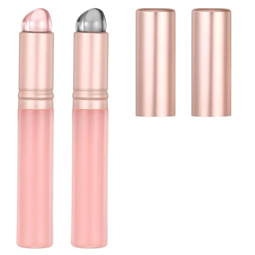 2pcs Silicone Lip and Concealer Makeup Brushes, Premium High Elastic Silicone Brush Set, Lip Mask Applicator Silicone Lip ...