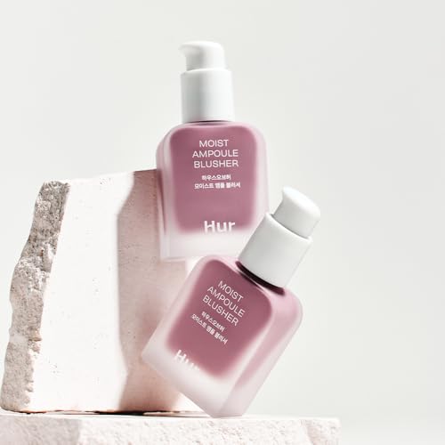 House of Hur Moist Ampoule Blusher with 50% Moisture Essence | Hydrating & Long-Lasting Blush | 0.33 fl. oz. (9 Shades) - ...