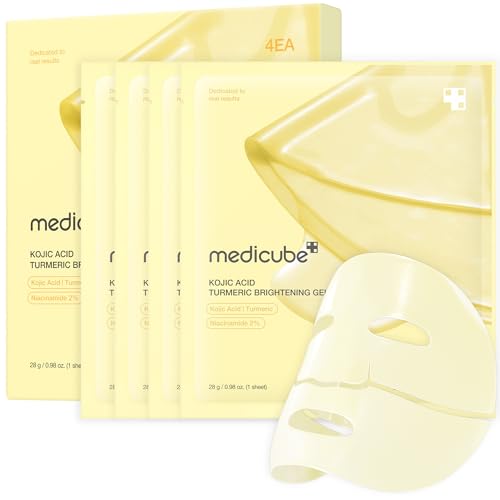 medicube Jelly Gel Mask with Brightening Kojic Acid Turmeric | Overnight Face Mask for Glass Glow Skin | Elasticity, Hydra...