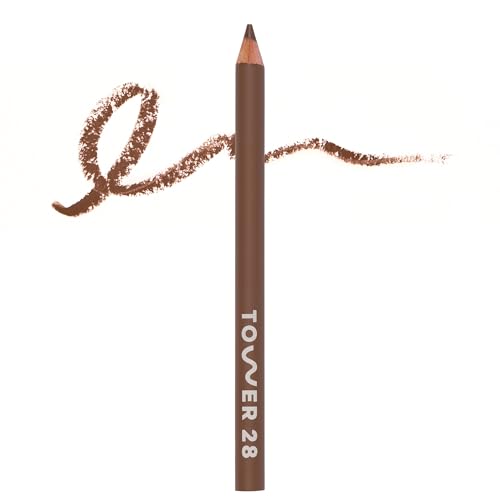 Tower 28 OneLiner - Multi-Use Creamy Lip Liner, Eyeliner & Face Makeup Pencil for Sensitive Skin - Hydrating, Vegan Formul...