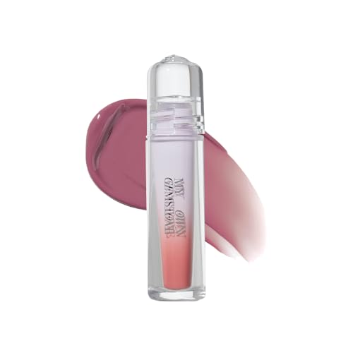 ETUDE Over Glowy Lip Stain Tint #13 Mauve Violet | Non-Sticky Vegan Lip Tint | Moisturized & Long-lasting Lip Gloss | Dail...