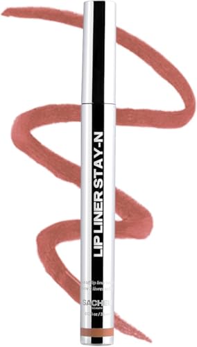 Sacheu Lip Liner STAY-N Peel Off Lip Stain — Long Lasting Waterproof Lip Tint with Hyaluronic Acid & Vitamin E — Transfer ...