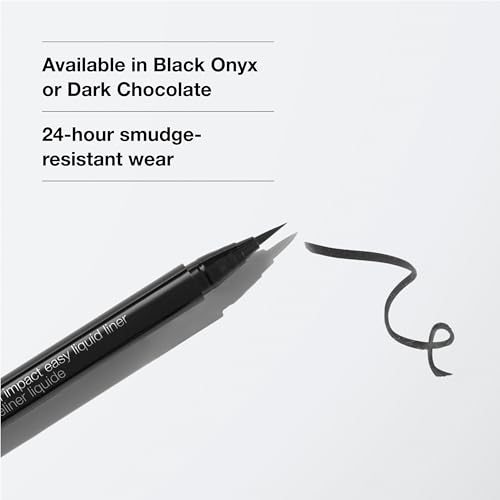 Clinique High Impact Easy Liquid Eyeliner | Waterproof, Long Lasting, Smudge Resistant + Safe For Sensitive Eyes