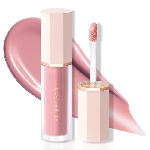 DEARDAHLIA Petal Drop Blush (Softie) - Vegan Liquid Blush with Soft, Watercolor-like Finish. Sheer to Buildable Color for ...