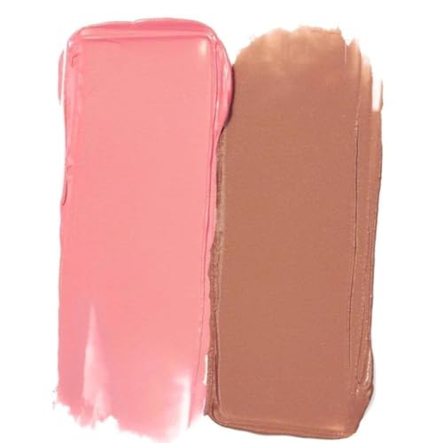 DIBS Beauty - Desert Island Duo Blush + Bronzer Stick, Creamy, buildable, blendable, streak-free - (2 You Do You/Mood Boos...