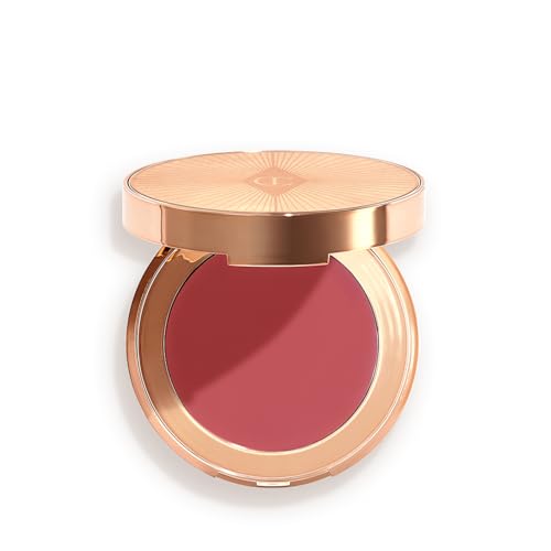 Charlotte Tilbury Pillow Talk Lip & Cheek Cream Blush - Hydrating Face Makeup with a Dewy, Sheer Finish - Enriched with Vi...