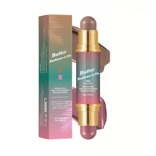 Melemando 4 Color Dual-Ended Contour Stick Concealer Stick, Multifunctional Contouring Makeup Kit for Face Highlighter Mak...