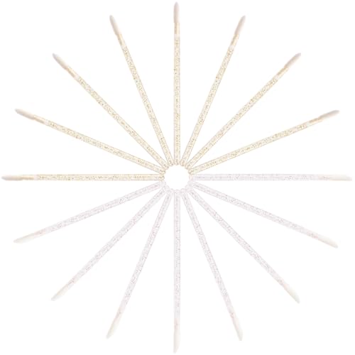 100 Pcs Disposable Lip Wands Applicator, Premium Lipstick Brush Stick,Eye Shadow Brush Applicator Tool for Women Girls (go...