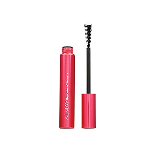 Almay Mega Volume Mascara, Blackest Black, Ophthalmologist Tested, -Fragrance Free, Hypoallergenic, 0.34 oz