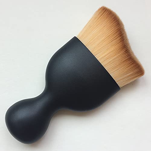 RN BEAUTY Foundation Powder Brush Kabuki Brush Liquid Cream Makeup Brushes Face Blender Brush S Shaped Multi-function Cosm...