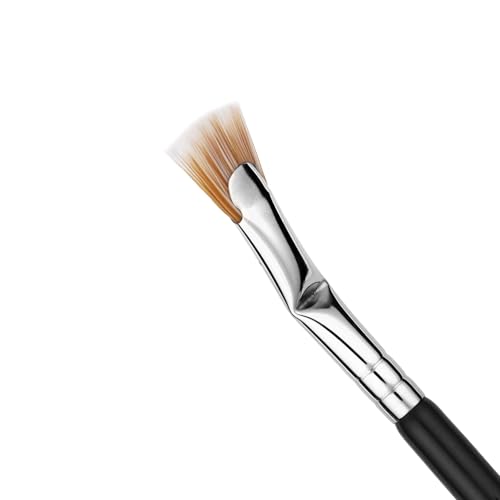 Bdellium Tools Professional Makeup Brush - Maestro Series 730 Bent Mascara Fan - With Soft Synthetic Fibers, For Applying ...