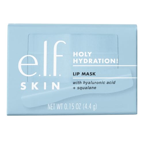 e.l.f. SKIN Holy Hydration! Lip Mask, Hydrating Lip Mask For A Softer & Smoother Pout, Infused With Hyaluronic Acid, Non-S...