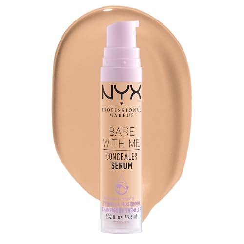 NYX PROFESSIONAL MAKEUP Bare With Me Concealer Serum, Concealer Makeup For Up To 24Hr Hydration - Beige