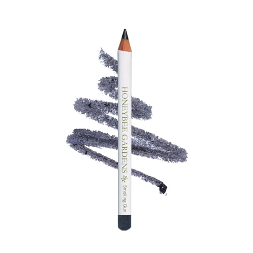 Honeybee Gardens Effortless Eyeliner Pencil in Smoking Gun, Rich Pigmentation, Smooth, Long-Wearing, Vegan, Gluten-Free