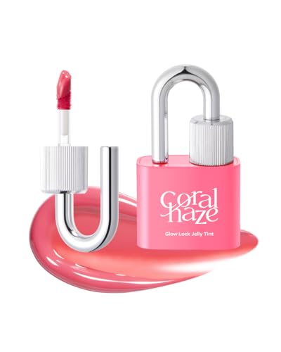 CORALHAZE Glow Lock Jelly Tint 102 Candy, Hydrating Water Glow Lip Stain, Non-Sticky Juicy Gloss, Long Lasting Glass Shine...