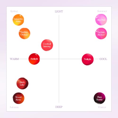 Daily Chips 'Haru Water Tint' (Lip Tint/Lip Stain) (Orange Red, 9.5g)